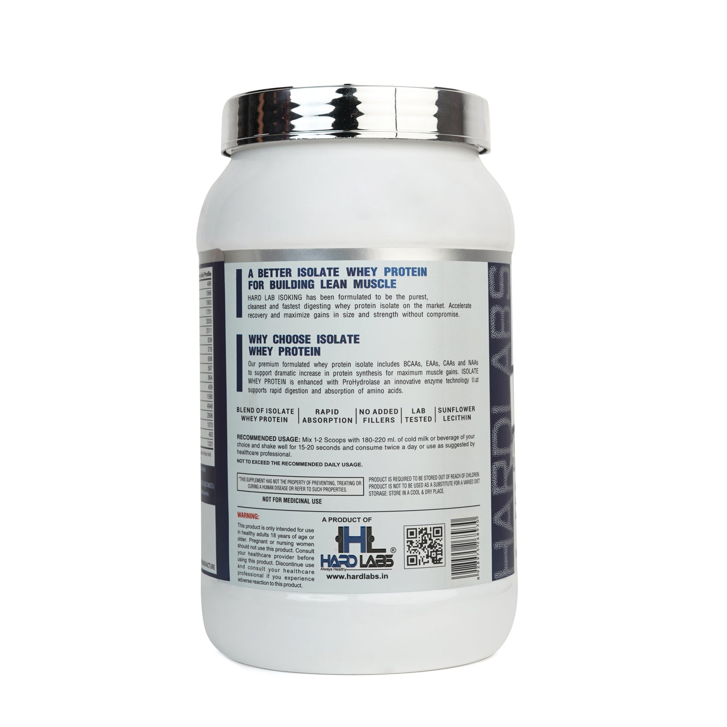 IsoKing Isolate Protein Left side Packaging