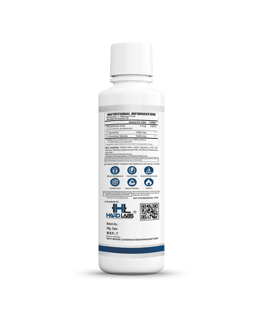 Hardlabs l canitine nutrition info