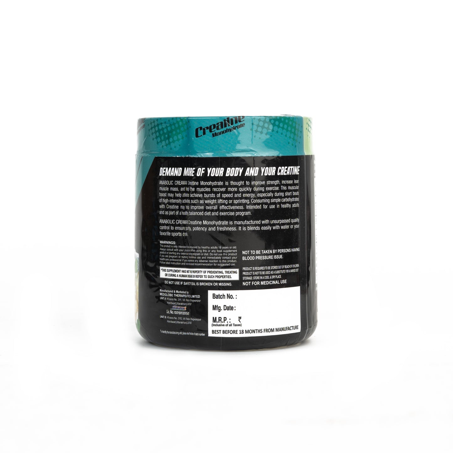 ANABOLIC CREAMAX CREATINE MONOHYDRATE
