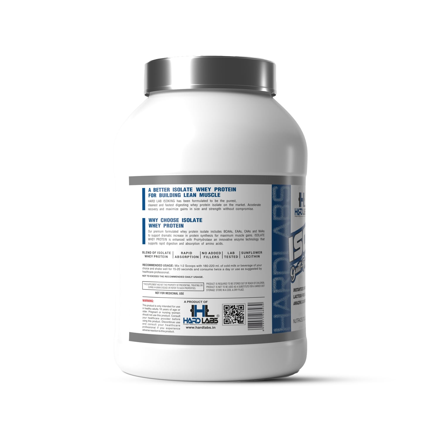 IsoKing Isolate Protein Left side Packaging