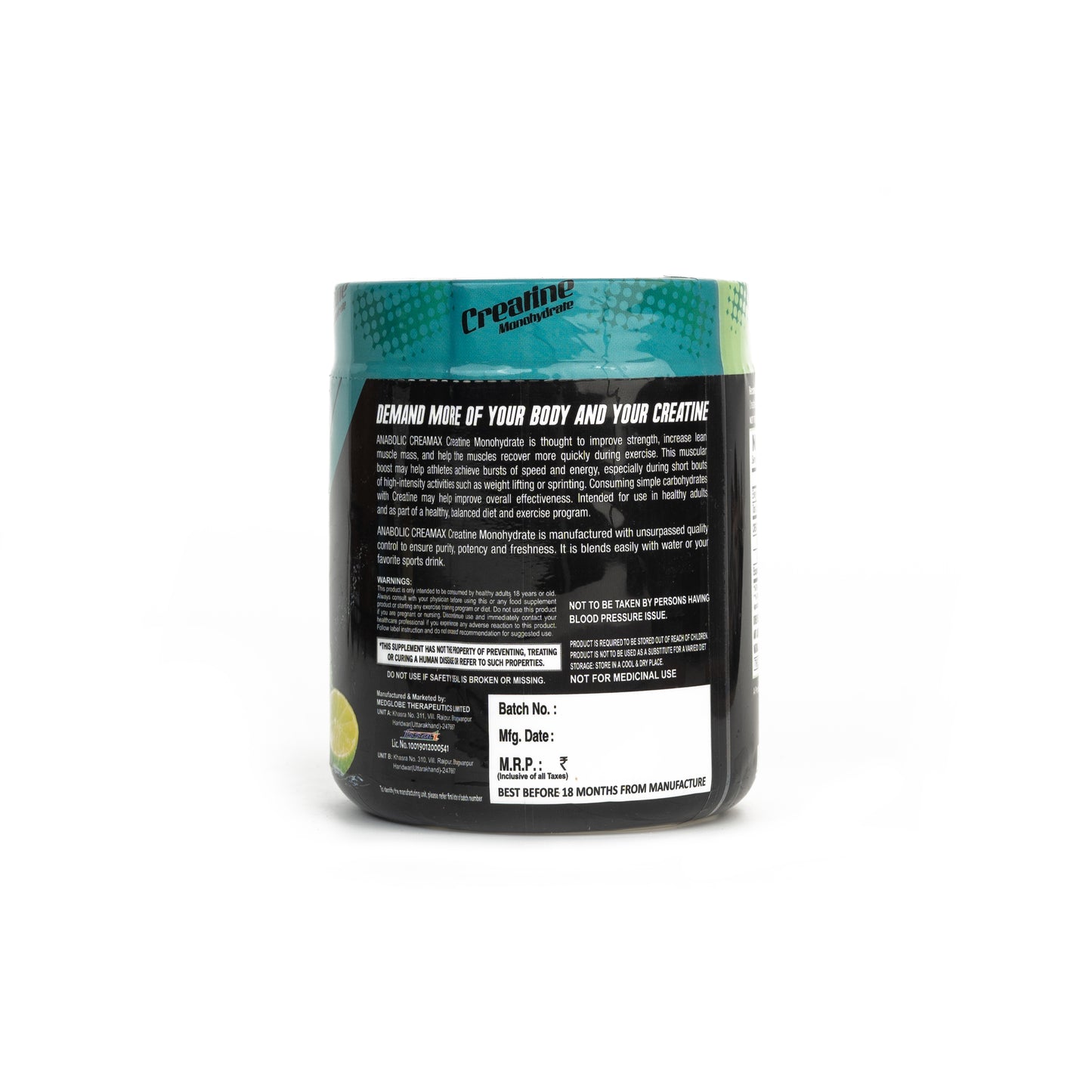 ANABOLIC CREAMAX CREATINE MONOHYDRATE