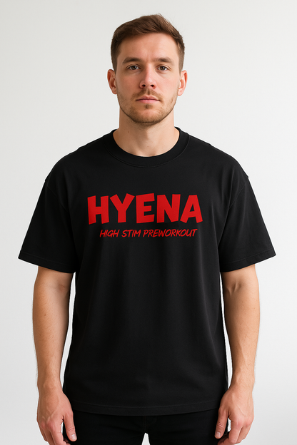 HYENA SIGNATURE BLACK PREMIUM T-SHIRT