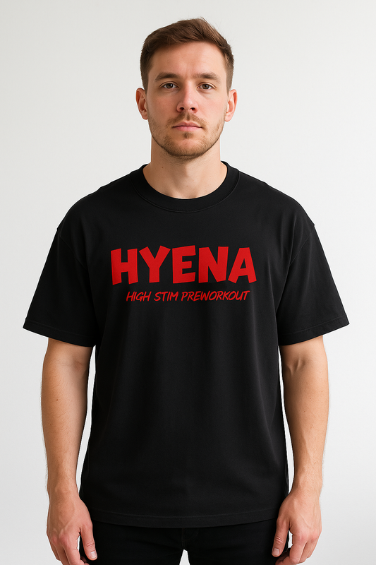 HYENA SIGNATURE BLACK PREMIUM T-SHIRT