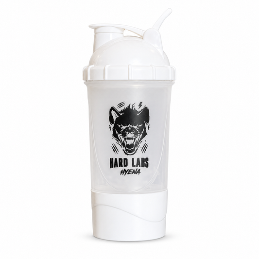HYENA Premium Pre-Workout Shaker – White