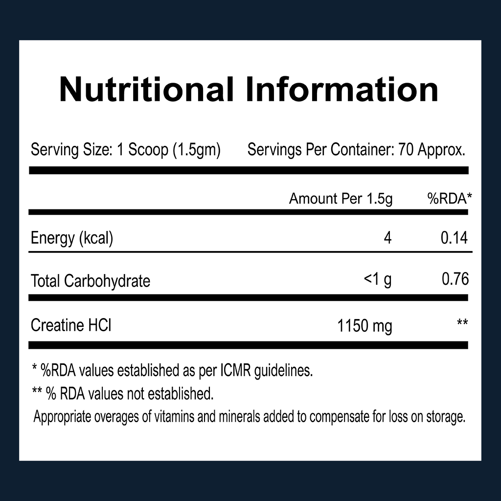 Hard Labs Creatine HCL