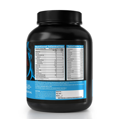 Hardlabs Hippo Mass Gainer – 30g Protein Weight Gainer with Tongkat Ali & MCT