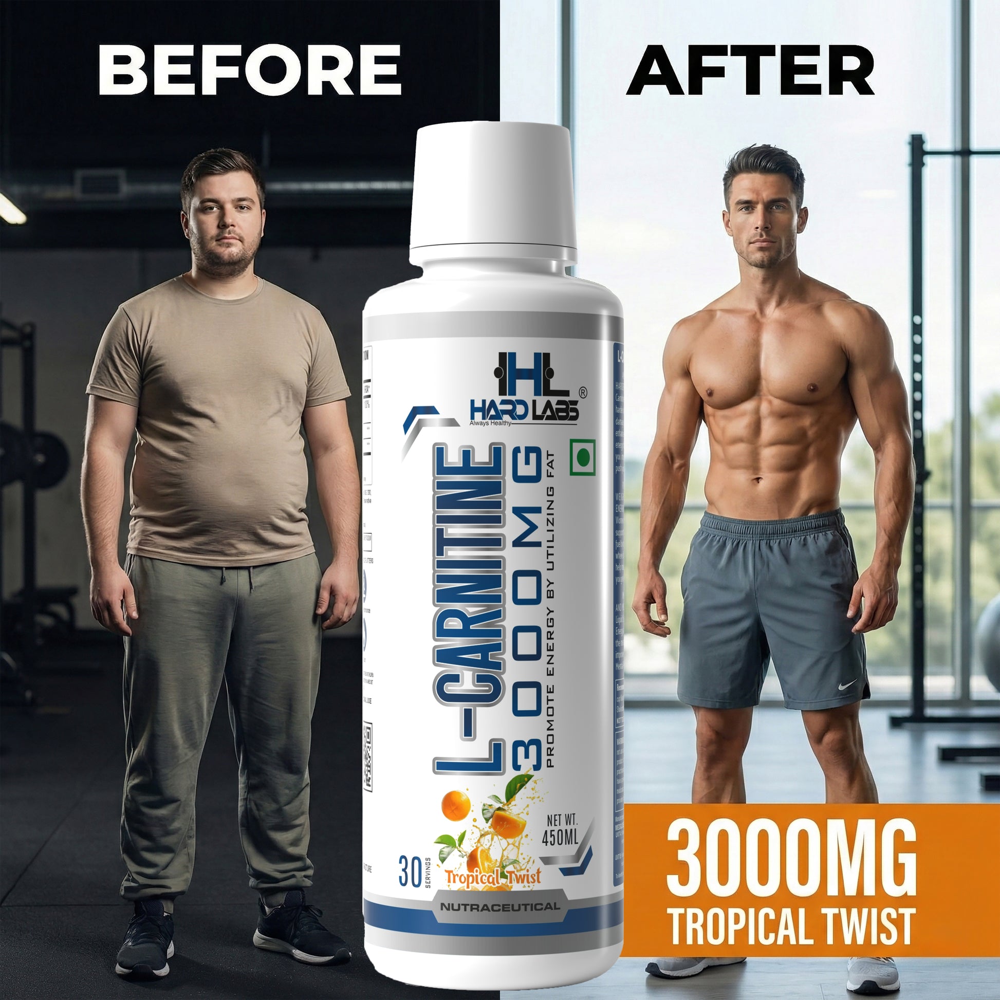 Hardlabs L-Carnitine 3000mg Liquid Fat Burner hardlabs Hardlabs L-Carnitine 3000mg Liquid Fat Burner hardlabs
