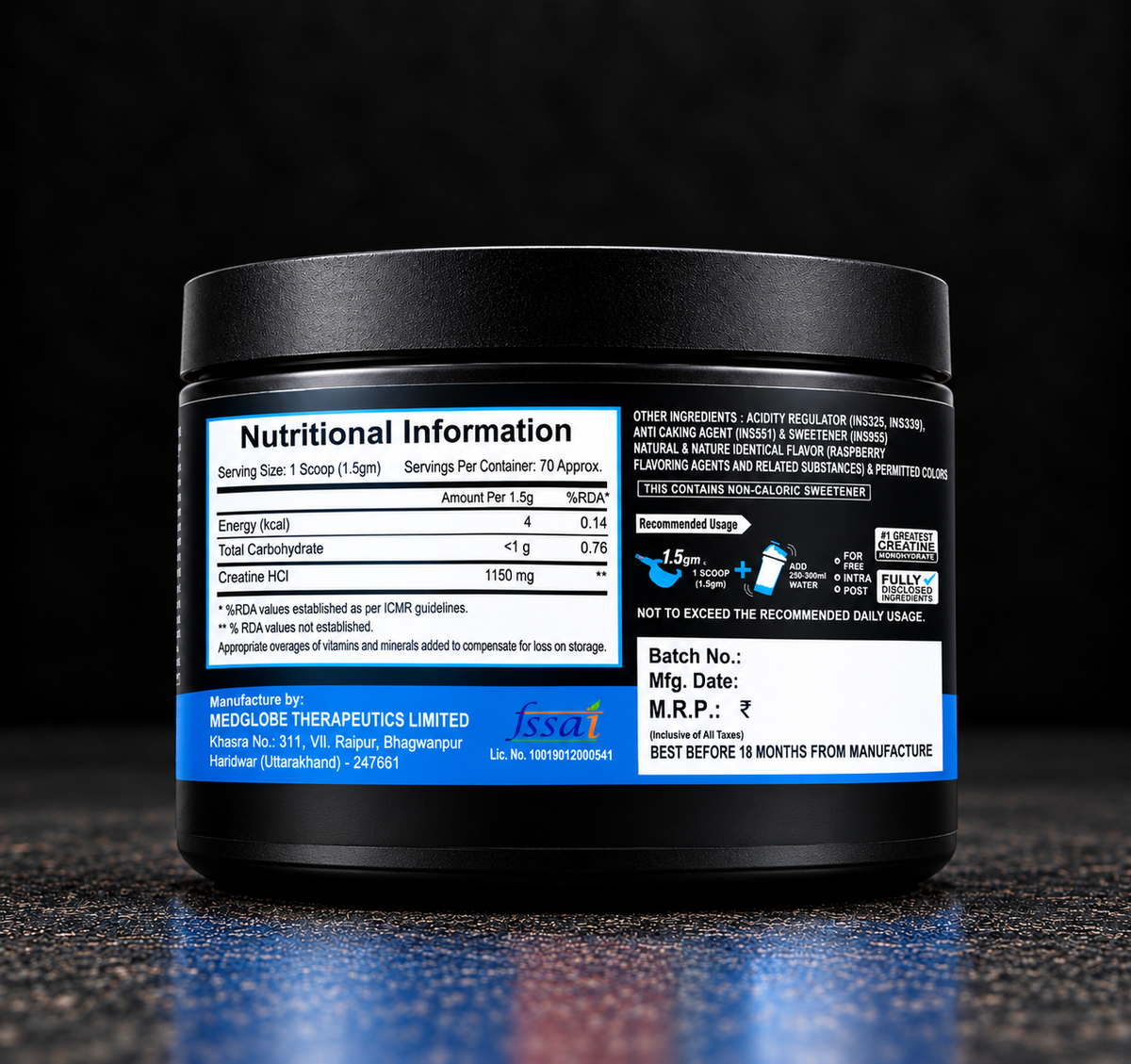 Hard Labs Creatine HCL