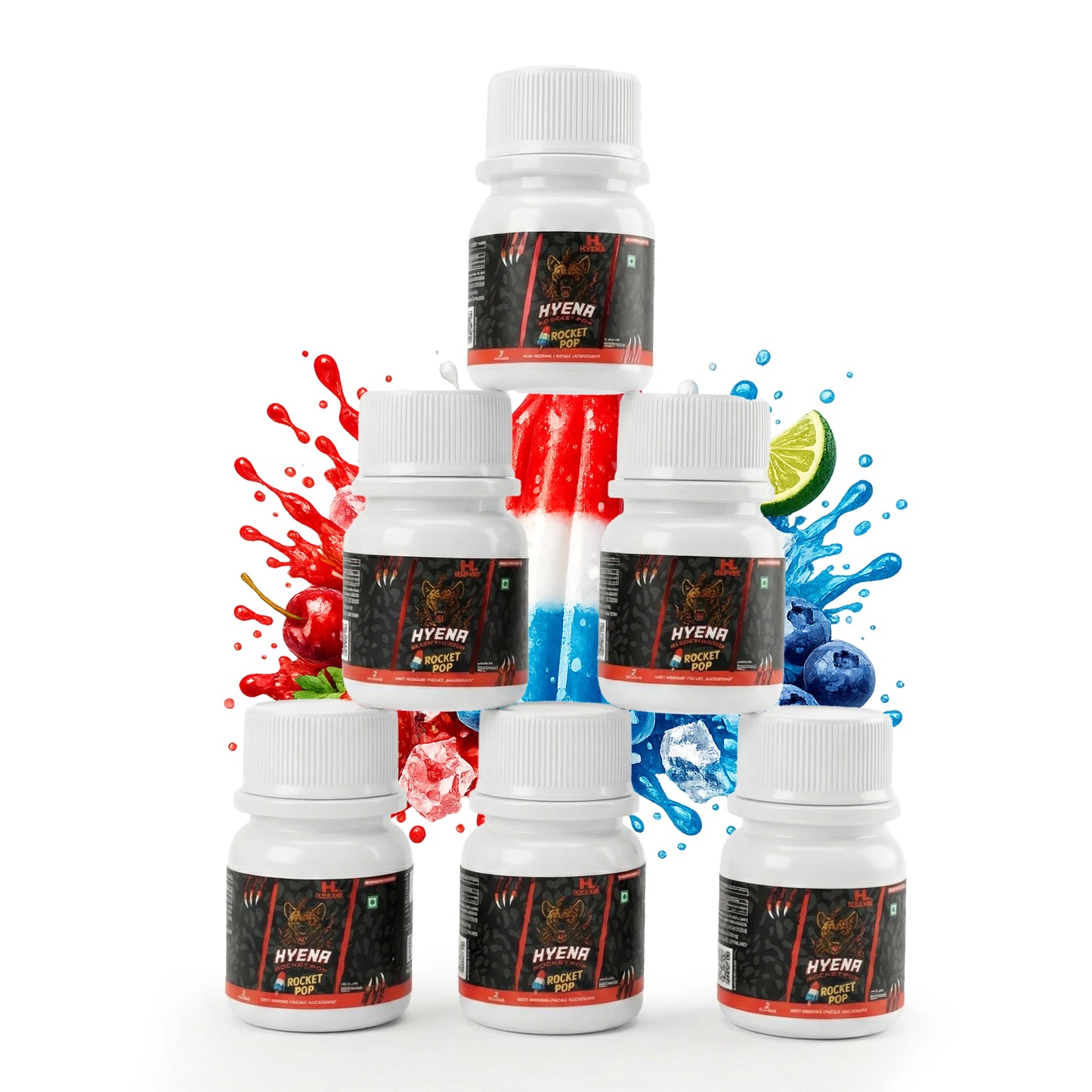 Hardlabs Traveling Combo Pack – 6 Hyena Pre-Workout Sachets + 6 Performance Whey Sample Packs with FREE 1 Gym Sando